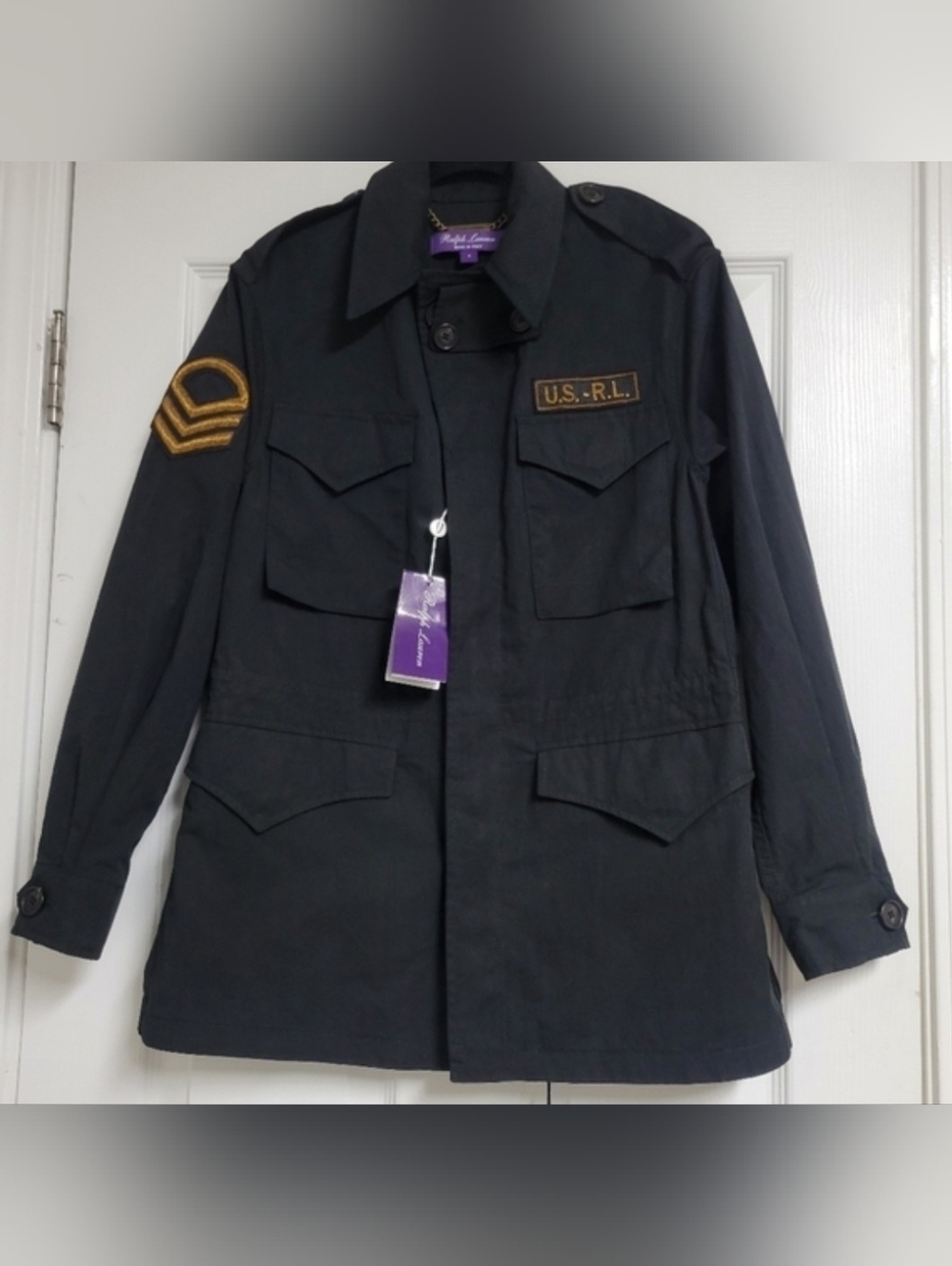 Ralph Lauren NWT Purple Label Field Military Jacket.
